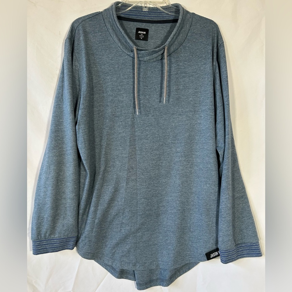 JASON WU FOR EVA AIR COWL MOCK NECK PULLOVER L/W LONG SLEEVE SWEATSHIRT MENS XL